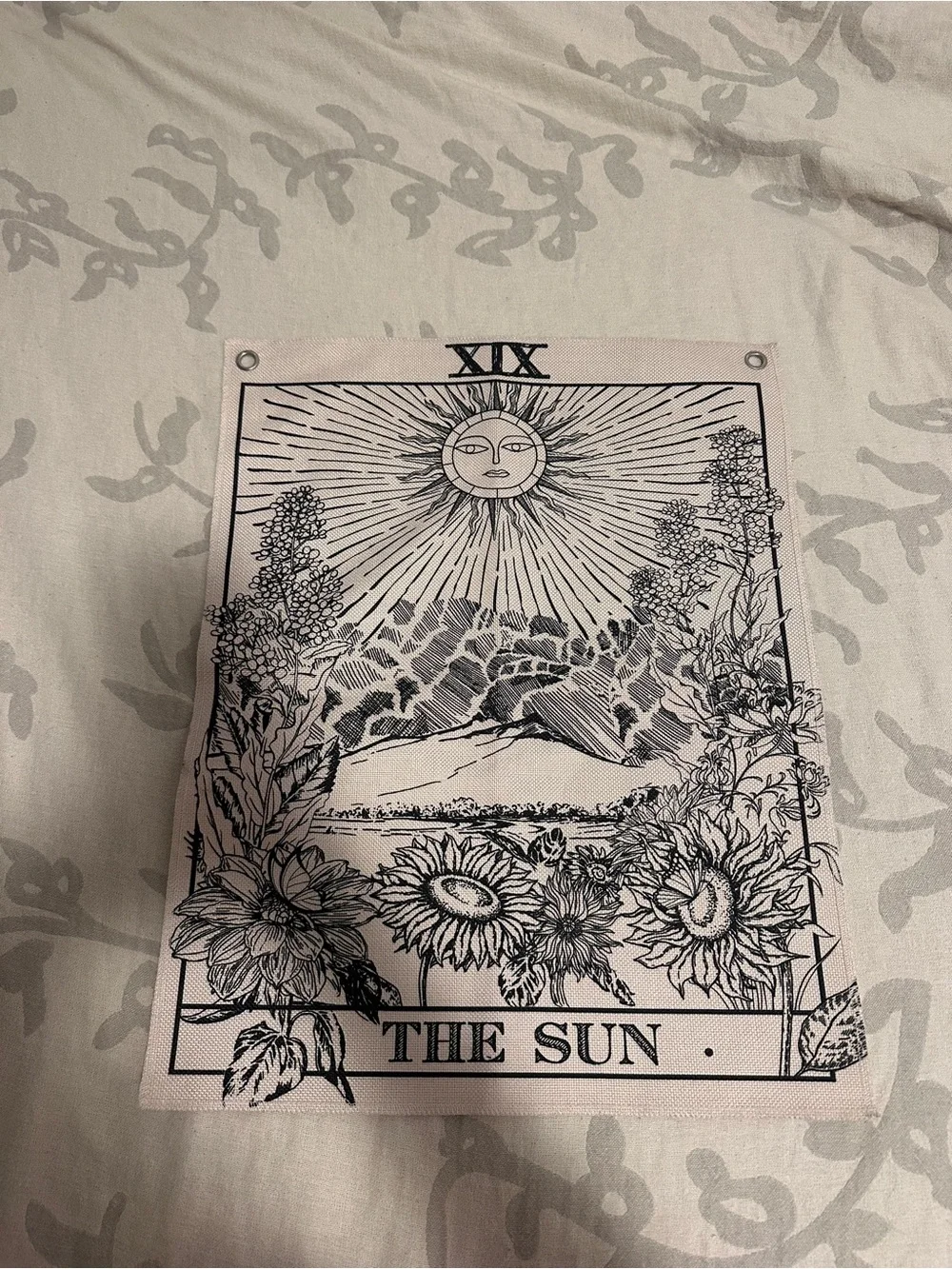 urban outfitters sun moon star tarot wall decor small tapestry
