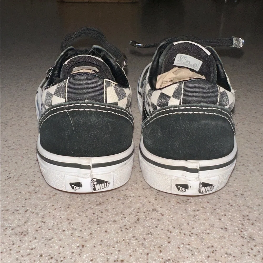 Vans Old Skool Checkerboard Skate Shoes kids size 13