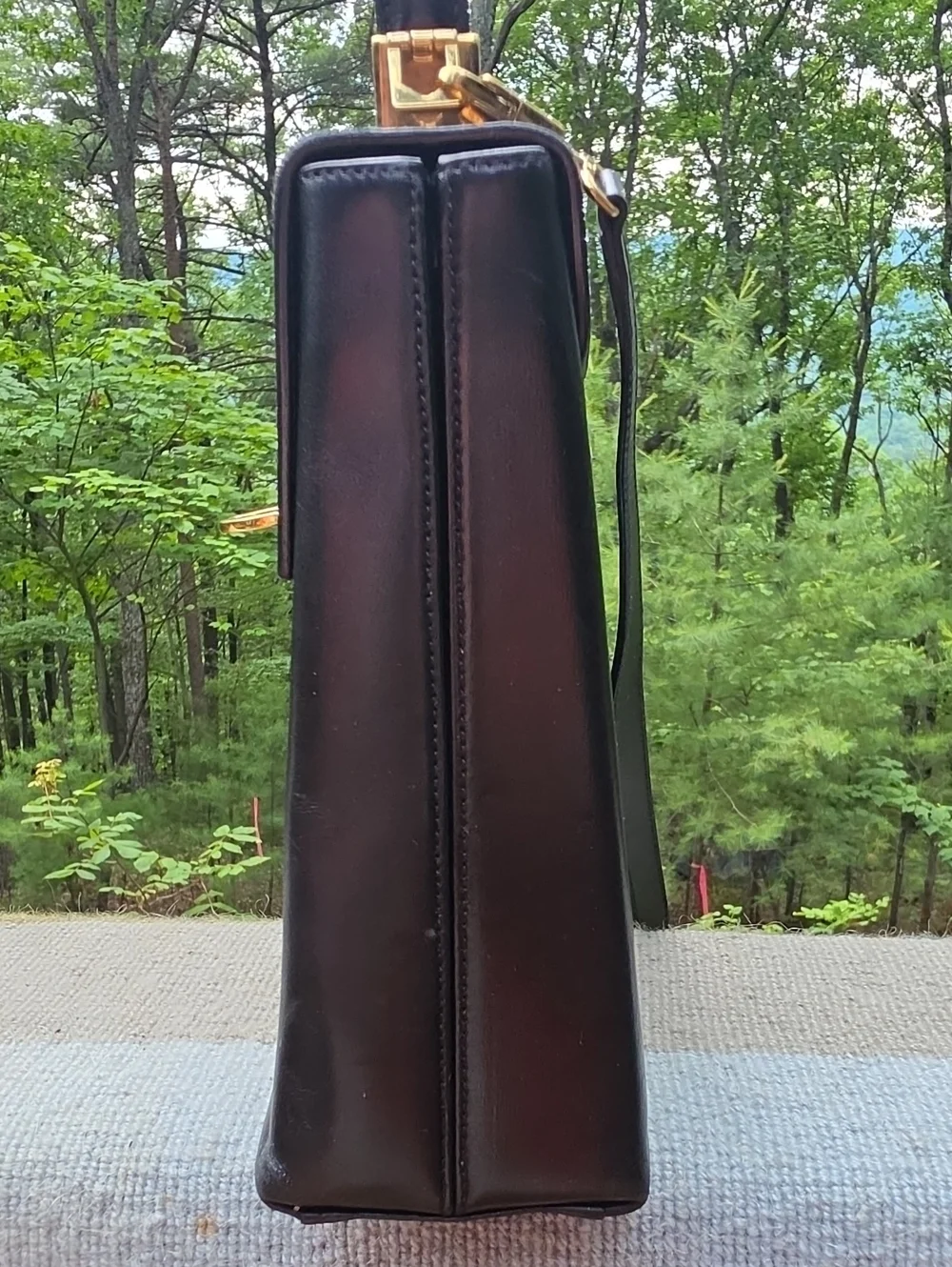 Vintage Ferragamo Leather Satchel Circa Y2k