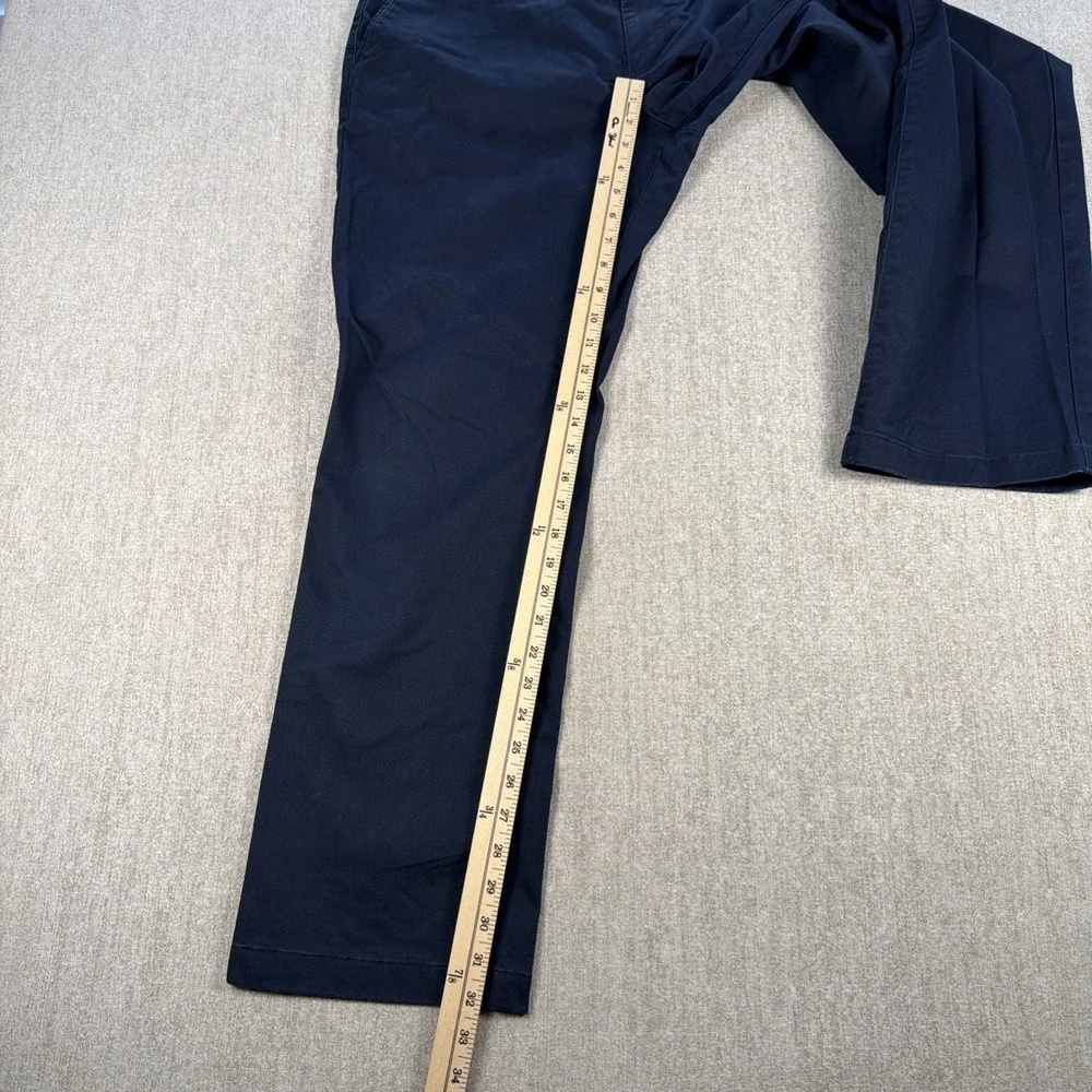 Untuckit‎ Pants Mens 36X32 Blue Cotton Twill Relaxed Fit Chinos St Clair