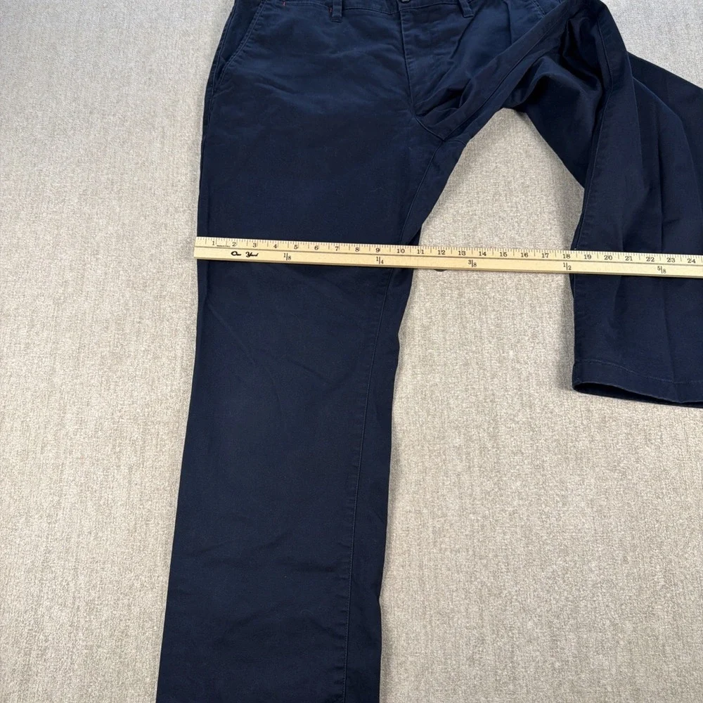 Untuckit‎ Pants Mens 36X32 Blue Cotton Twill Relaxed Fit Chinos St Clair