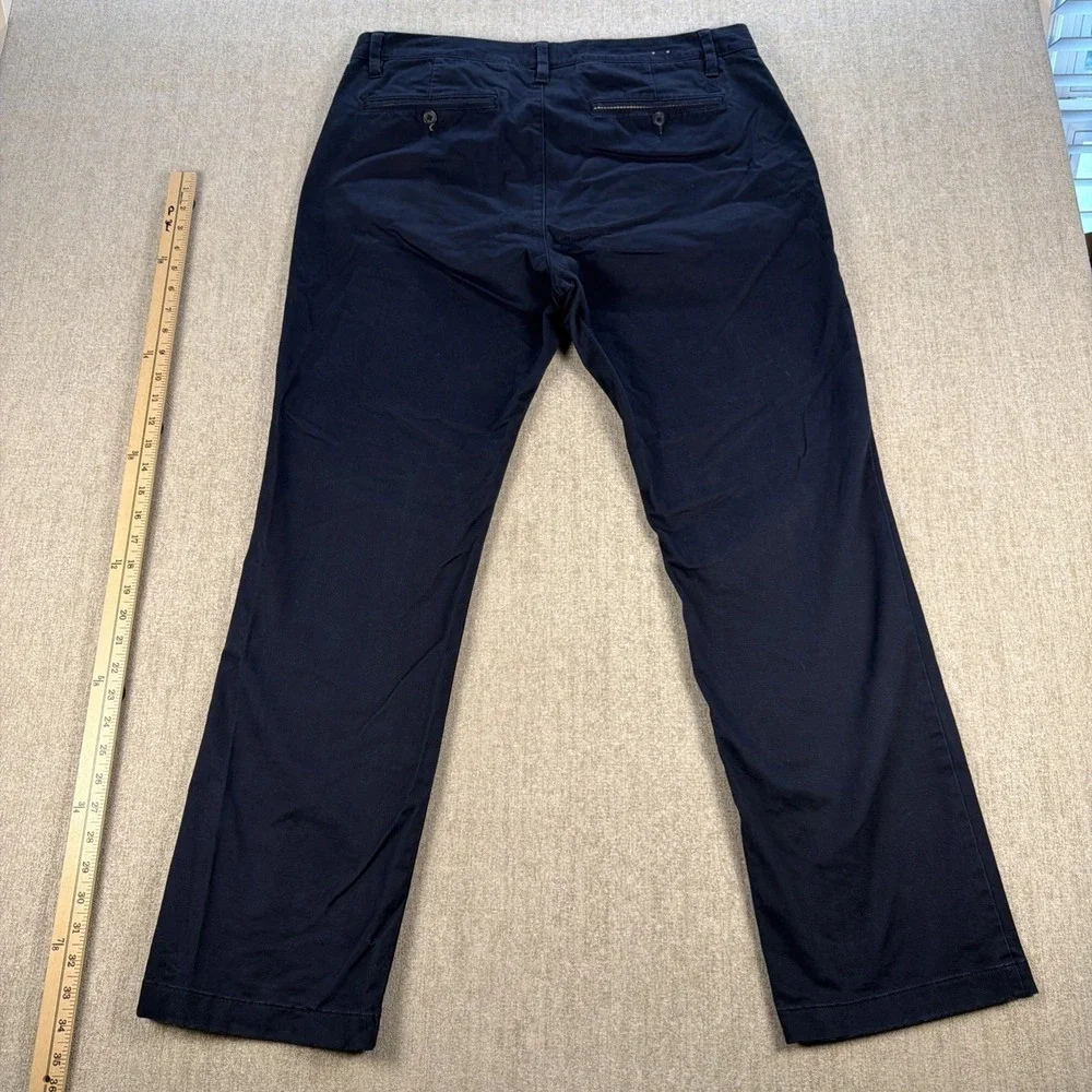 Untuckit‎ Pants Mens 36X32 Blue Cotton Twill Relaxed Fit Chinos St Clair