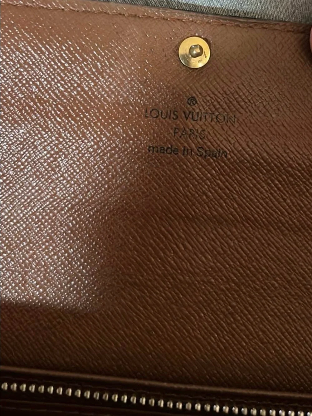 Louis Vuitton Sarah Wallet Brown Monogram