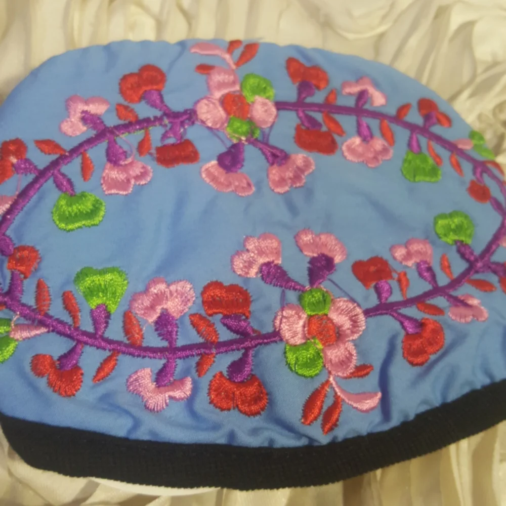 Face Mask Fashion Floral Embroidered.