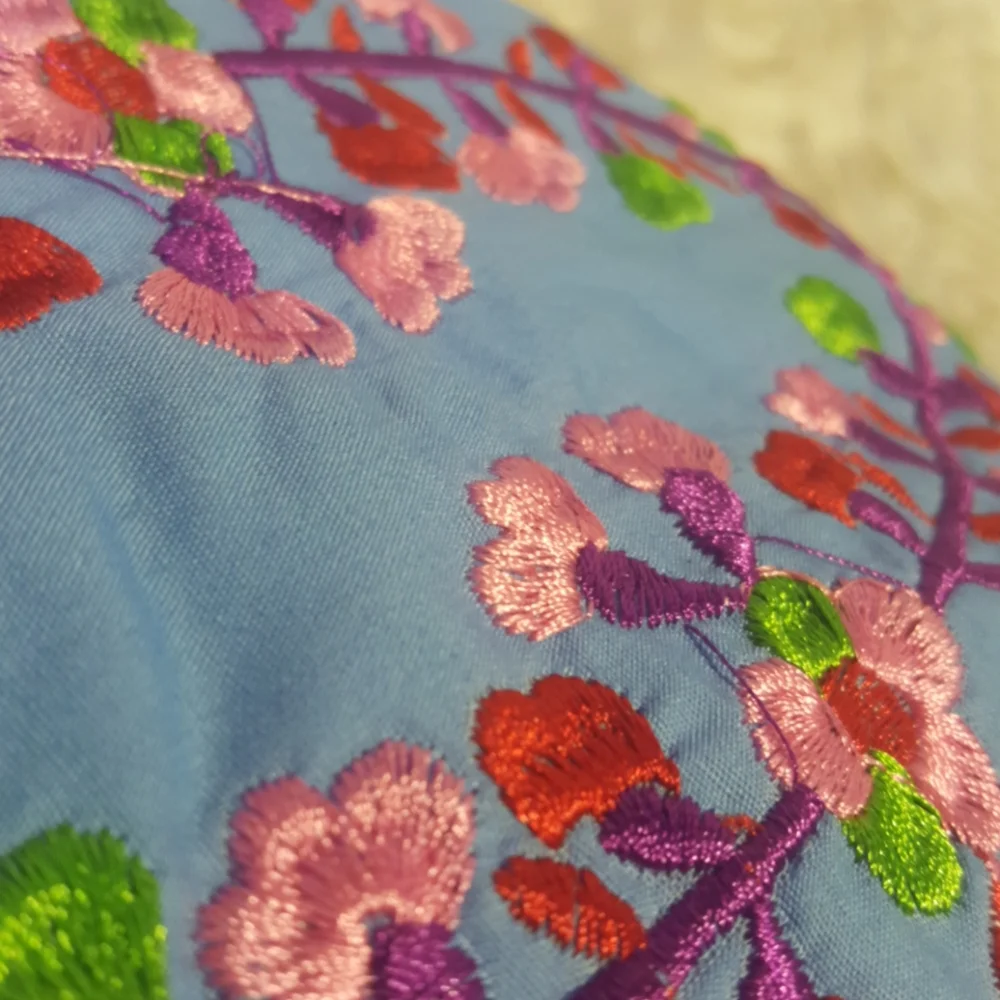 Face Mask Fashion Floral Embroidered.