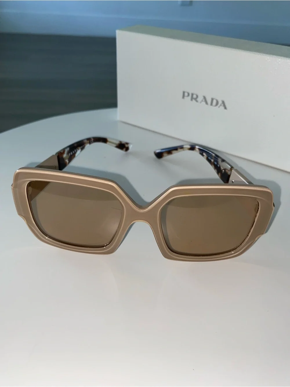 Prada Square Oversized Sunglasses