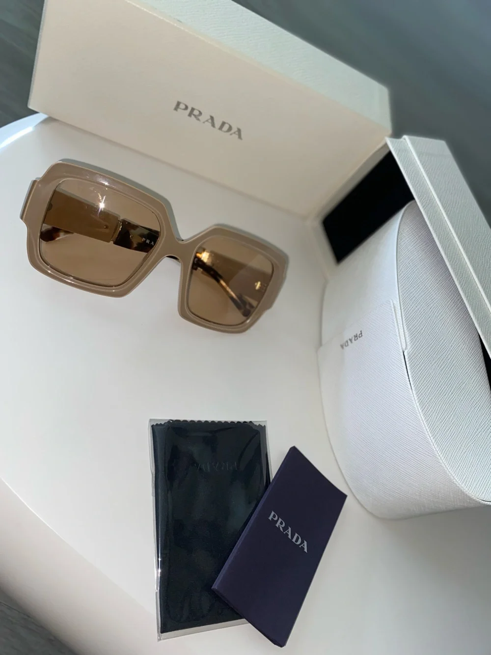 Prada Square Oversized Sunglasses