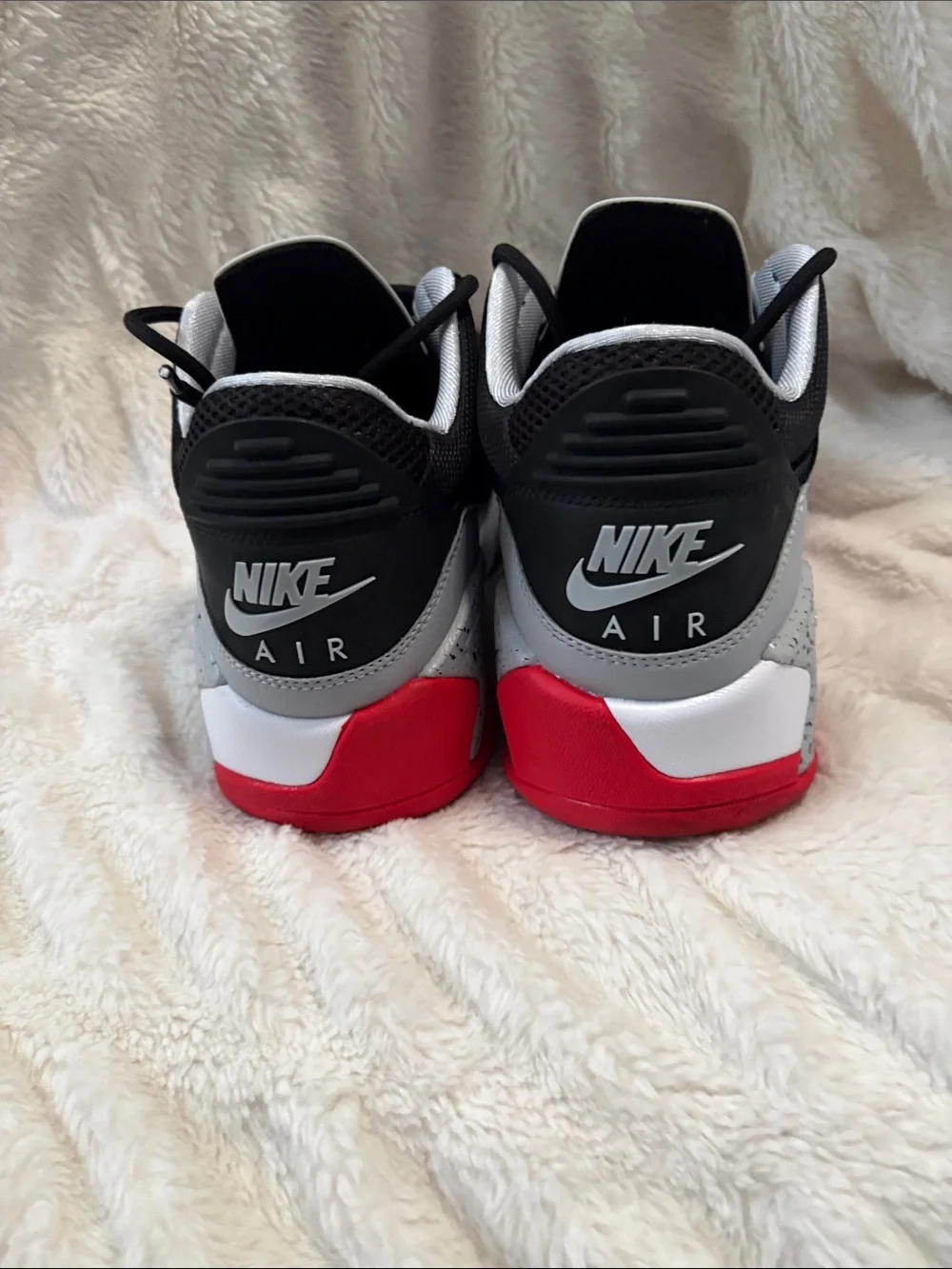 Jordan Black, Red & White Men's Basketball Sneakers