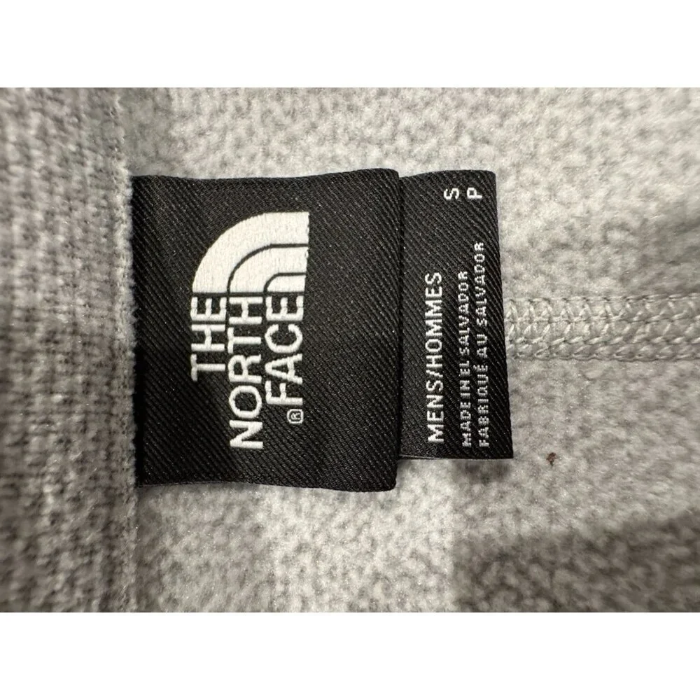 The North Face Men’s Textured Cap Rock 1/4 Zip Pullover Sweatshirt Gray Small