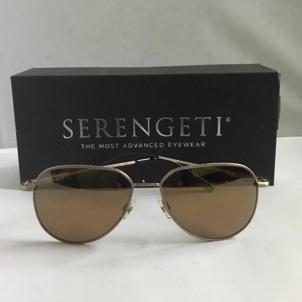 Serengeti Haywood Men Polarized Pilot Style.