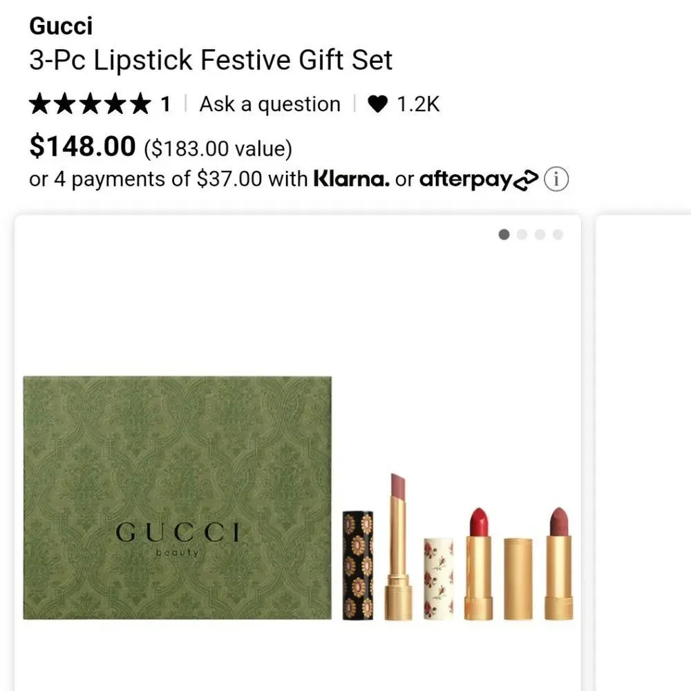 Gucci Festive Lipstick Set