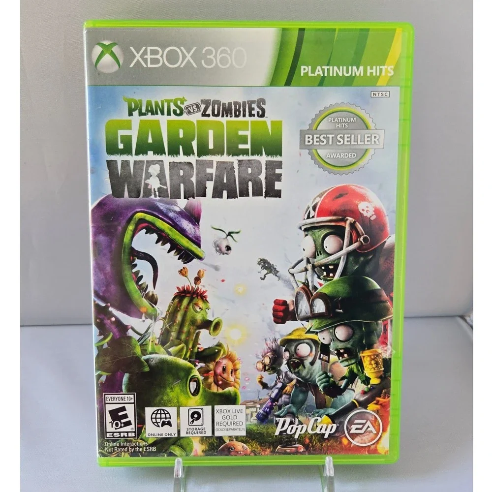 Plants vs. Zombies & Garden Warfare Bundle - Microsoft Xbox 360 2 Games Working‎