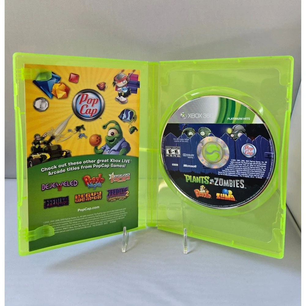 Plants vs. Zombies & Garden Warfare Bundle - Microsoft Xbox 360 2 Games Working‎