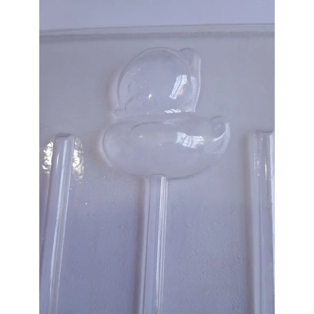 Duck Lollipop Chocolate Candy‎ Mold Easter Rubber Ducky Chic Baby Shower
