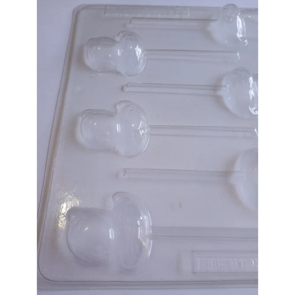 Duck Lollipop Chocolate Candy‎ Mold Easter Rubber Ducky Chic Baby Shower