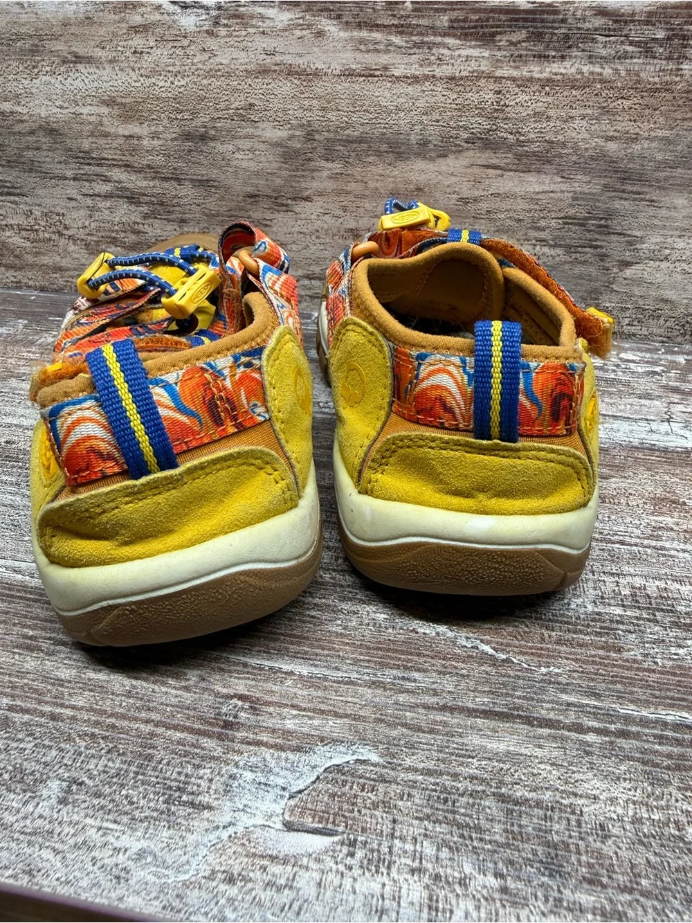 Keen Youth Newport H2 Sandals Swirl Trail Water Boys Shoes Sz 1