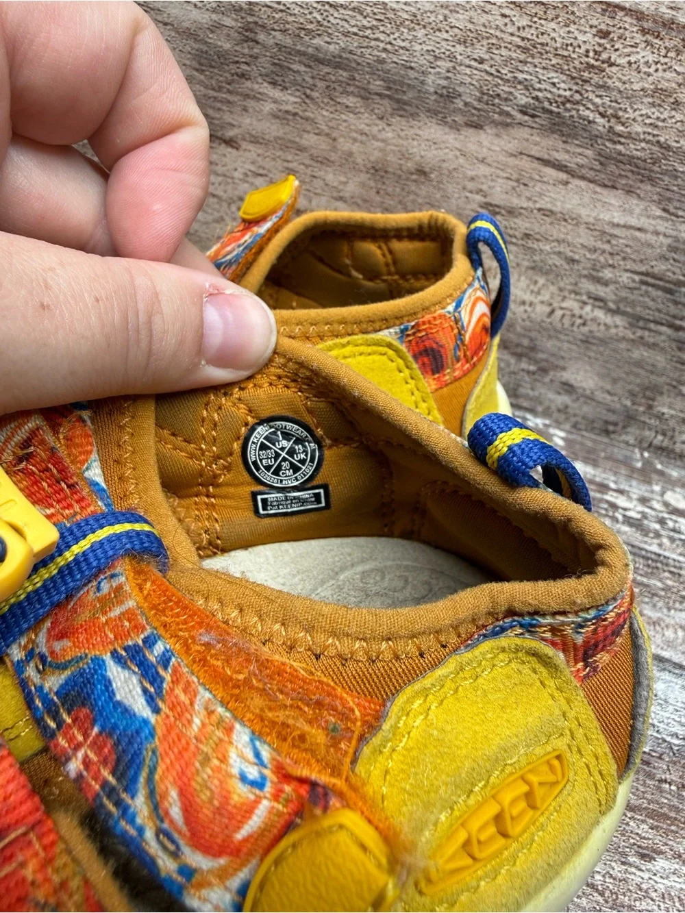 Keen Youth Newport H2 Sandals Swirl Trail Water Boys Shoes Sz 1