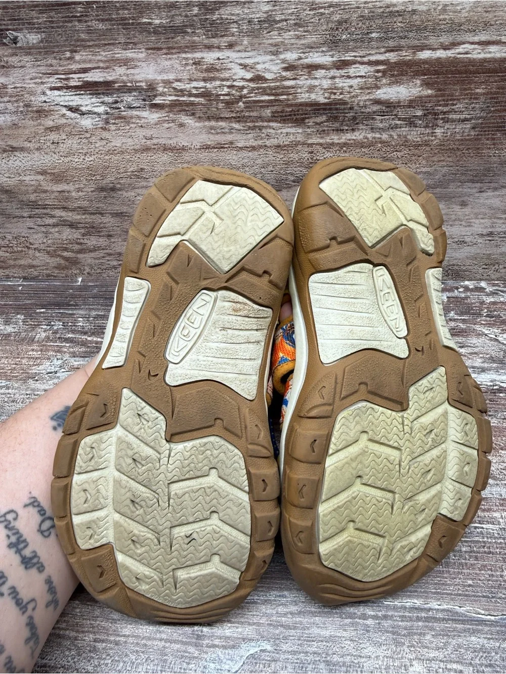 Keen Youth Newport H2 Sandals Swirl Trail Water Boys Shoes Sz 1