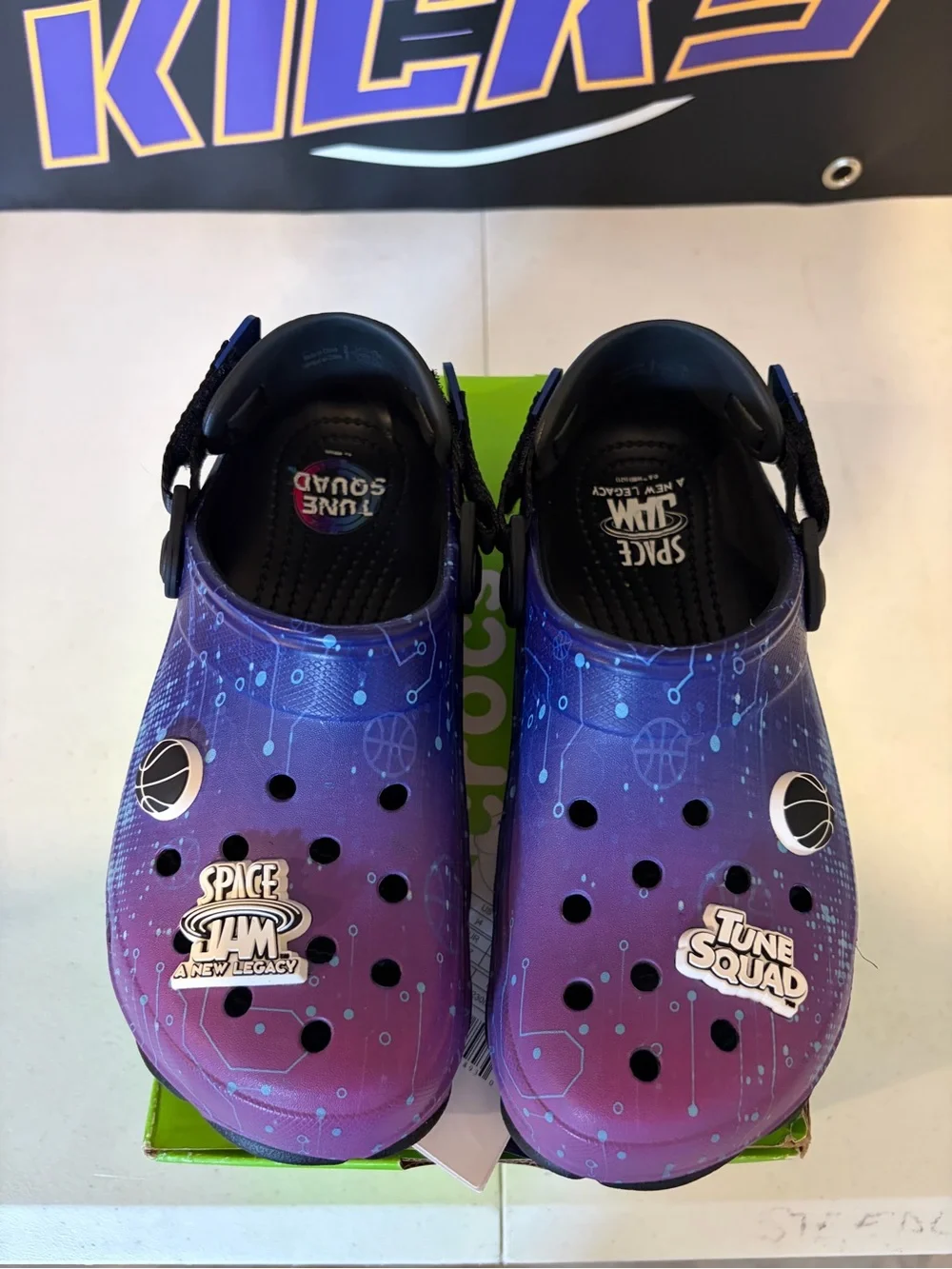 Space Jam Crocs Kids' Purple Space Graphic Clog