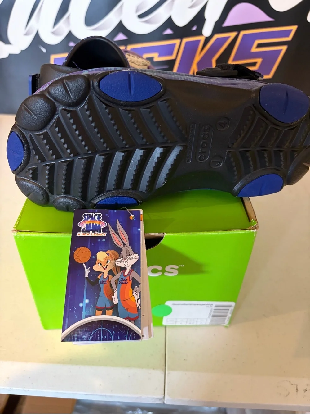 Space Jam Crocs Kids' Purple Space Graphic Clog