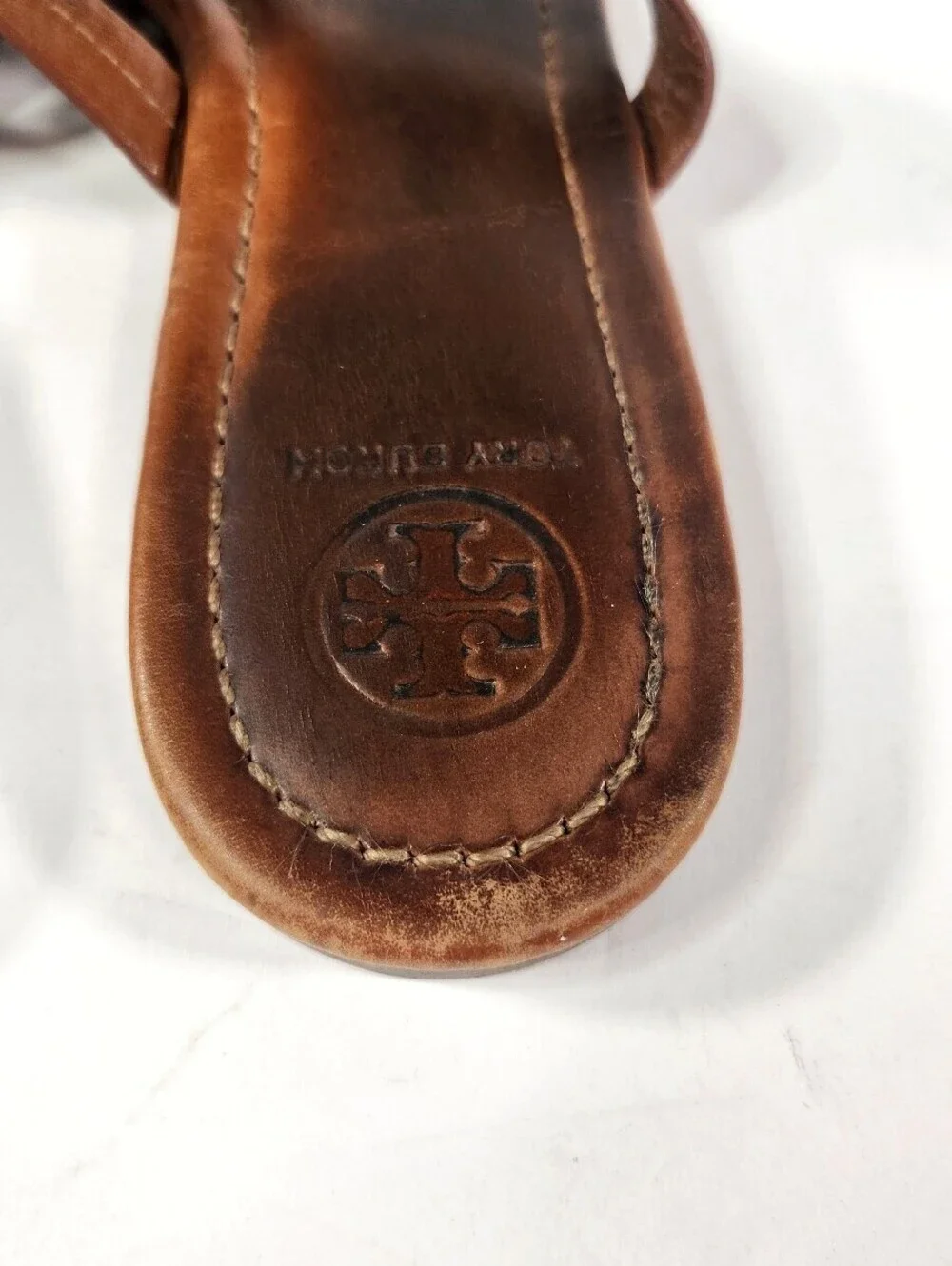 Tory Burch Miller Brown Sandals Size 7.5