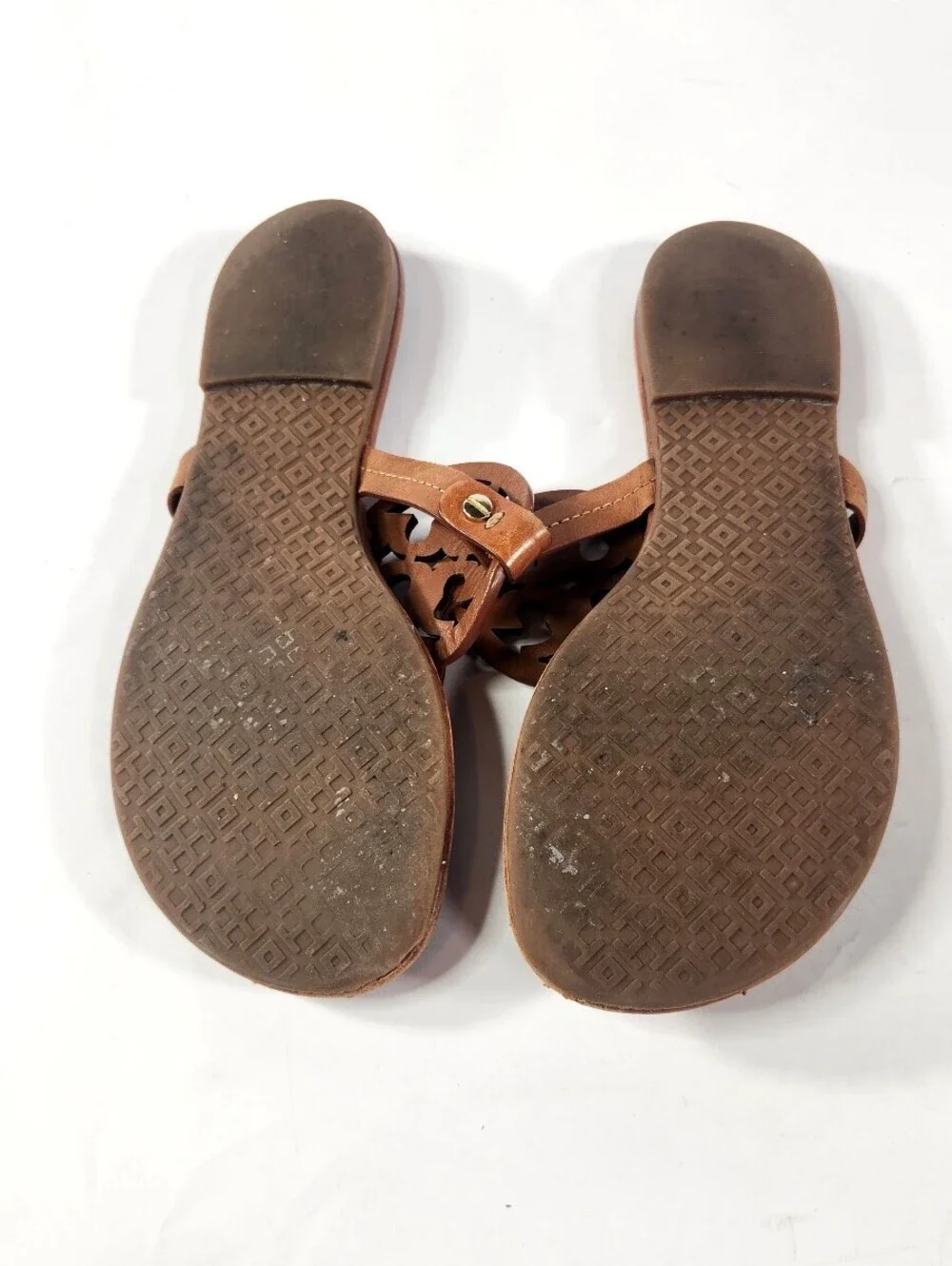 Tory Burch Miller Brown Sandals Size 7.5