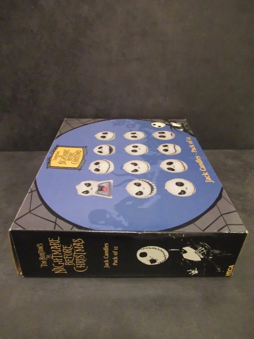 NIB VTG THE NIGHTMARE BEFORE CHRISTMAS JACK SKELLINGTON CANDLES Pack of 12
