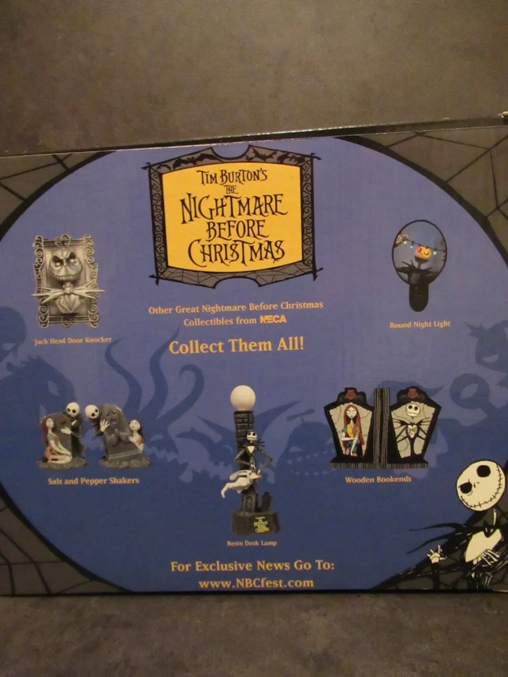 NIB VTG THE NIGHTMARE BEFORE CHRISTMAS JACK SKELLINGTON CANDLES Pack of 12