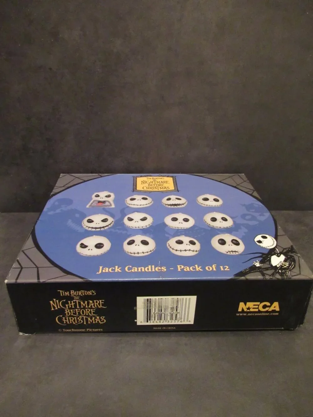 NIB VTG THE NIGHTMARE BEFORE CHRISTMAS JACK SKELLINGTON CANDLES Pack of 12