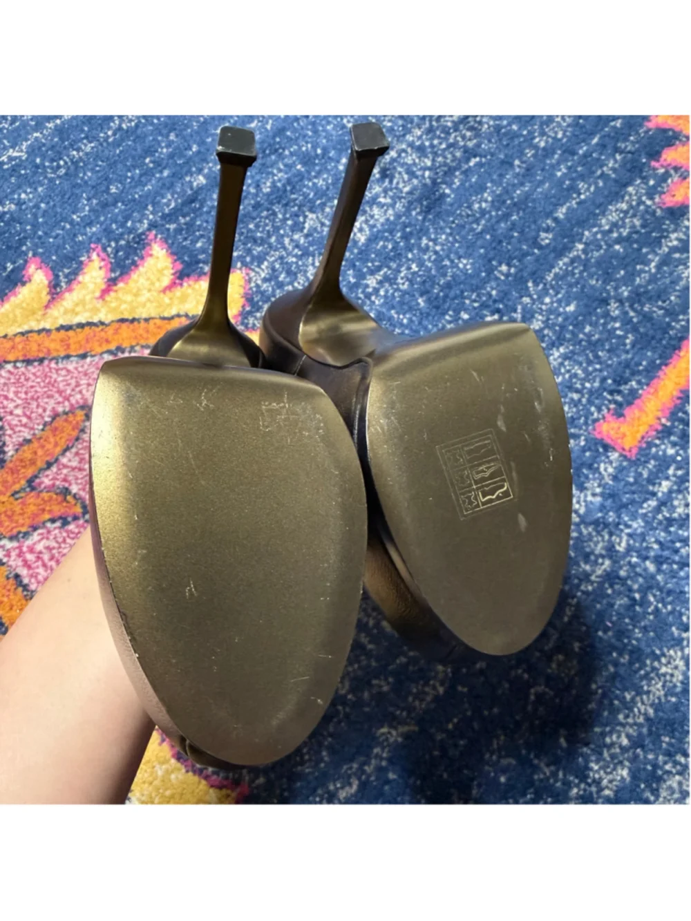 YSL Yves Saint Laurent Tribtoo Tribute Platform Pump Shoes Heels 39.5