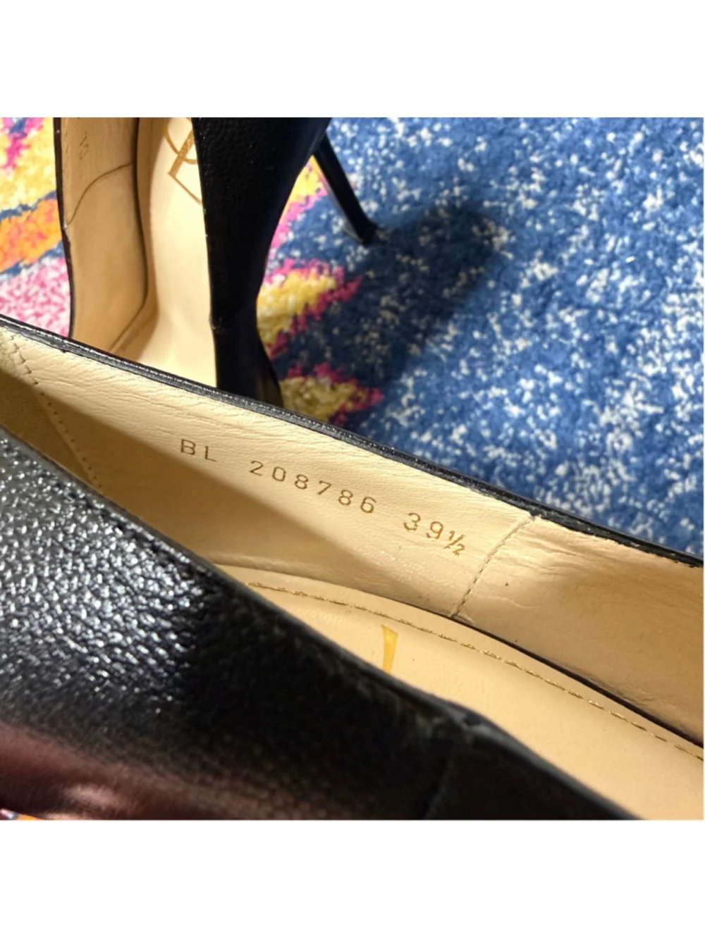 YSL Yves Saint Laurent Tribtoo Tribute Platform Pump Shoes Heels 39.5