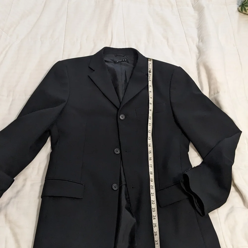Sisley single breasted black suit jacket size 48