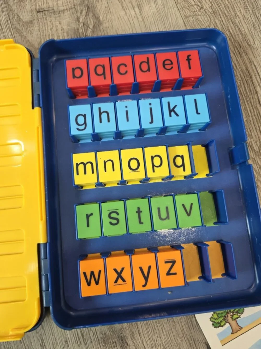 Cadaco Spell Time Educational Game With Alphabet Tiles & Activity Cards