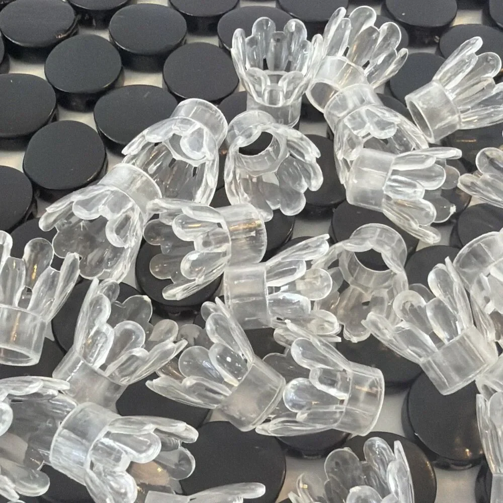 40 Vintage Christmas Floral Clear Light Reflectors Covers For Light Strand