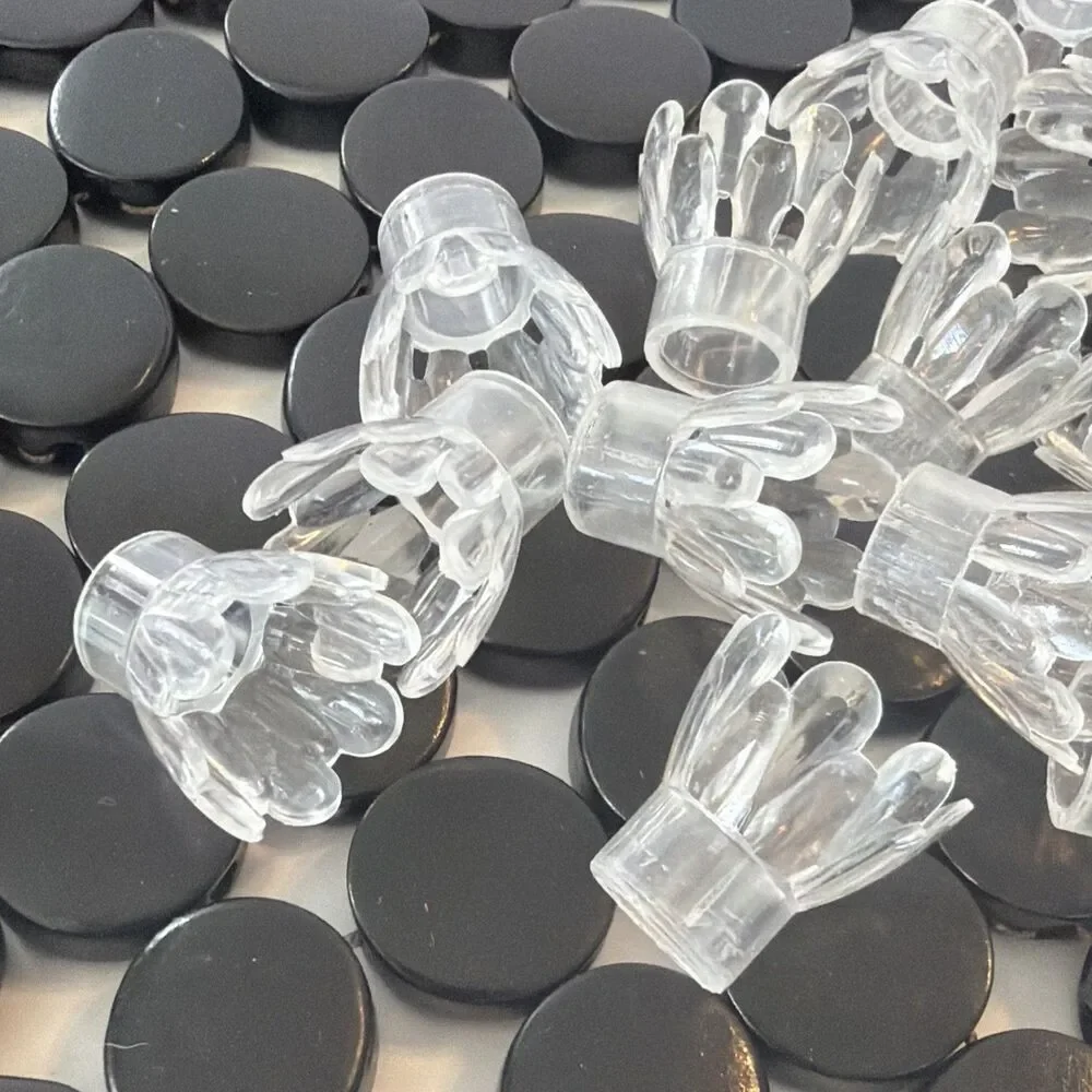 40 Vintage Christmas Floral Clear Light Reflectors Covers For Light Strand