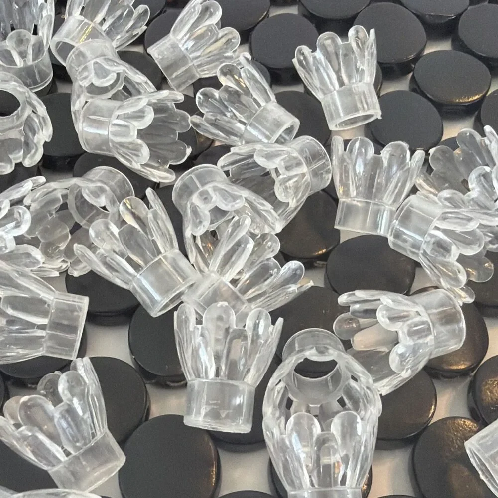 40 Vintage Christmas Floral Clear Light Reflectors Covers For Light Strand