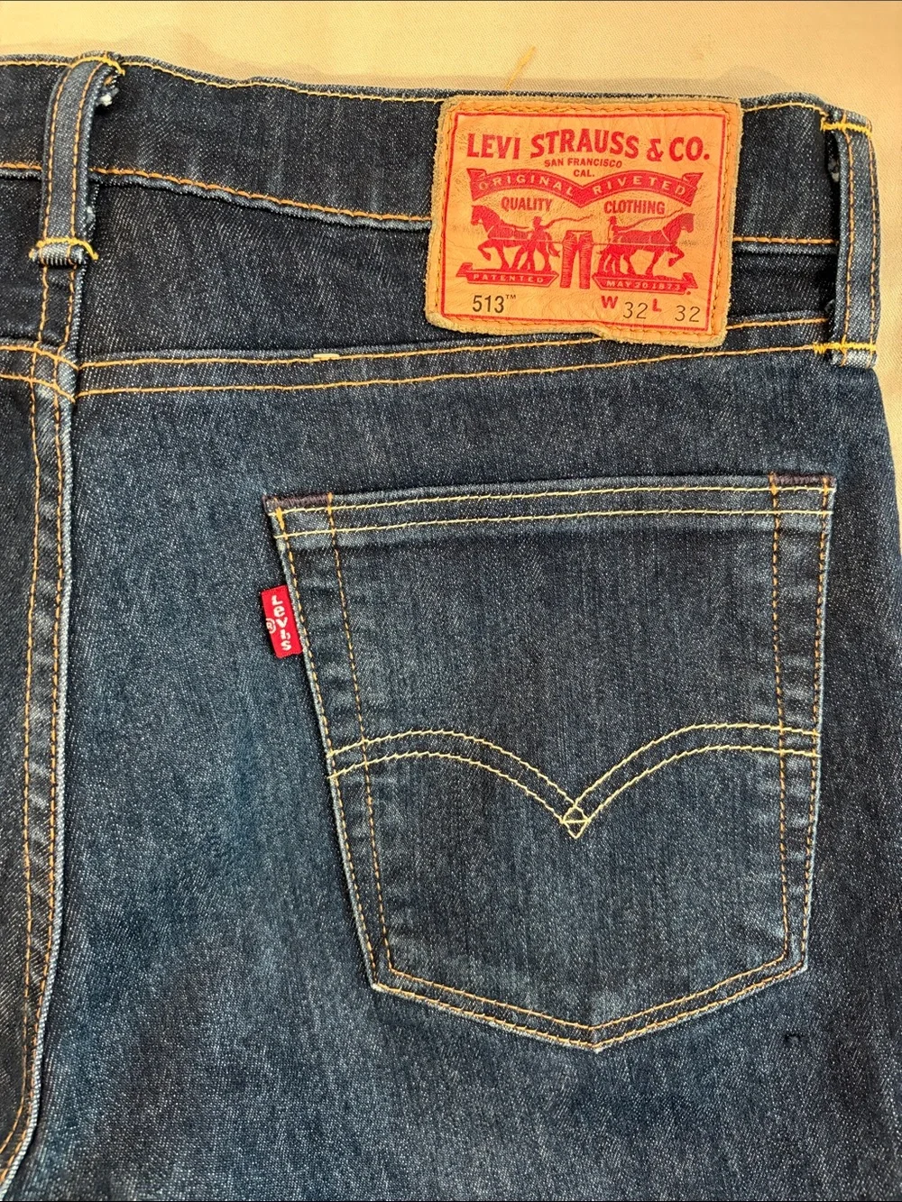 Levi's Men's Indigo Straight Jeans