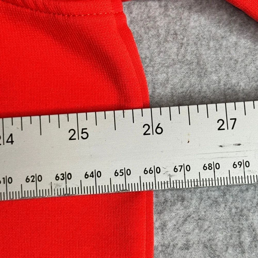 Under Armour Mens XXL ColdGear Quarter Zip Pullover Orange Fleece Jacket 7PJGC5K