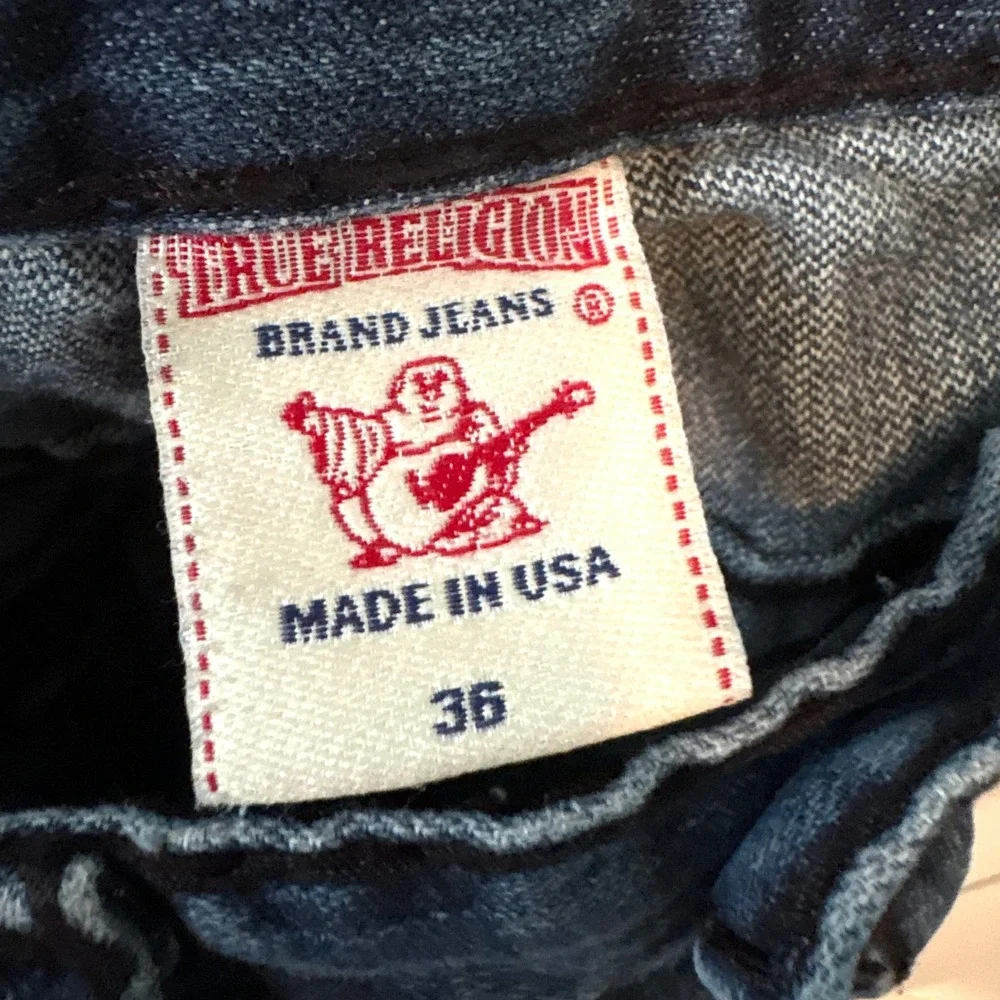 True Religion‎ Vintage Y2K Dark Wash Billy Super T Bootcut Jeans Size 36