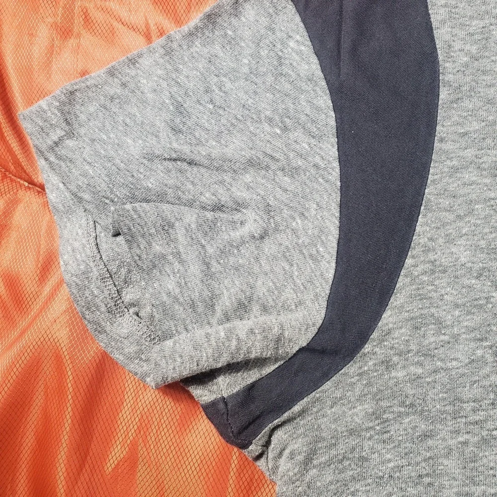 TRUE‎ RELIGION MENS VINTAGE T-SHIRT JERSEY SHORT SLEEVE CREW NECK GRAY SIZE XL