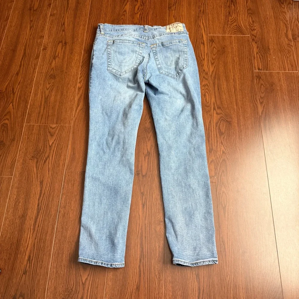 True Religion Rocco Skinny Jeans Mens 32 Blue Medium Wash Denim 50049-00