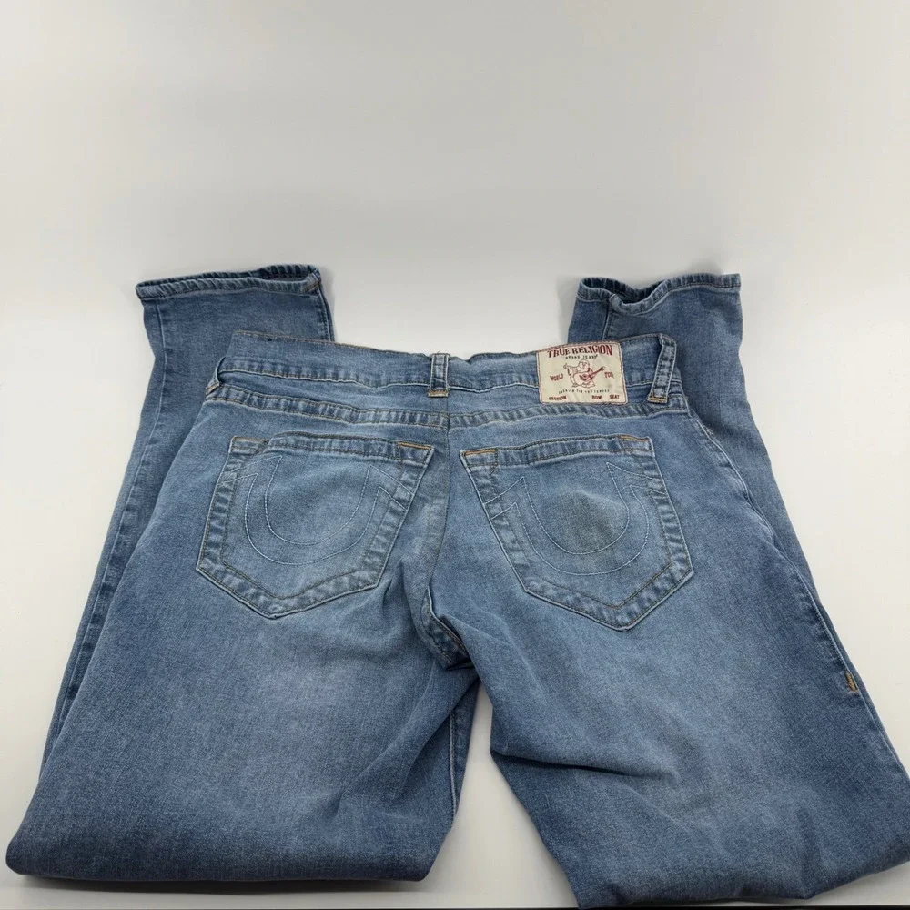 True Religion Rocco Skinny Jeans Mens 32 Blue Medium Wash Denim 50049-00