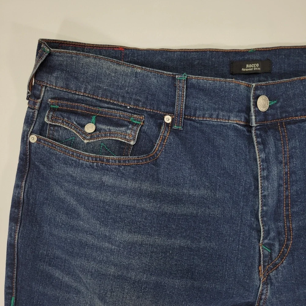 True Religion Men's Denim‎ Jeans ROCCO SN FLAP SKINNY Size 42 x 32