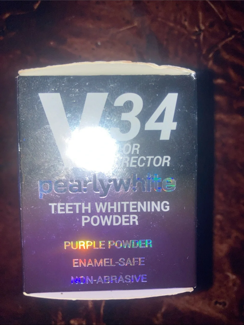 V34 Teeth Whitening Powder — Purple