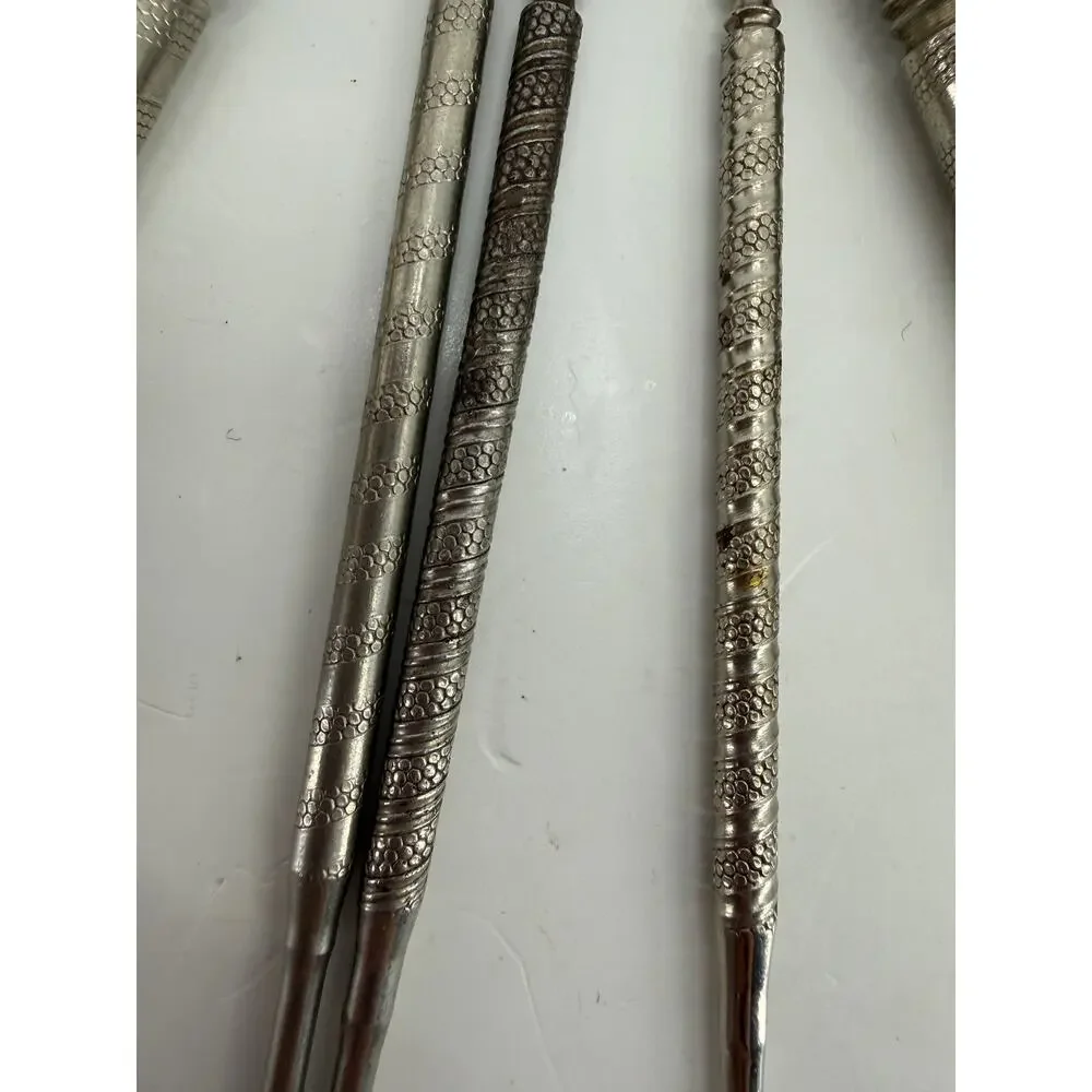 Vintage HMQ Nutcracker Metal Nut Picks Mid Century Holiday Entertaining Barware