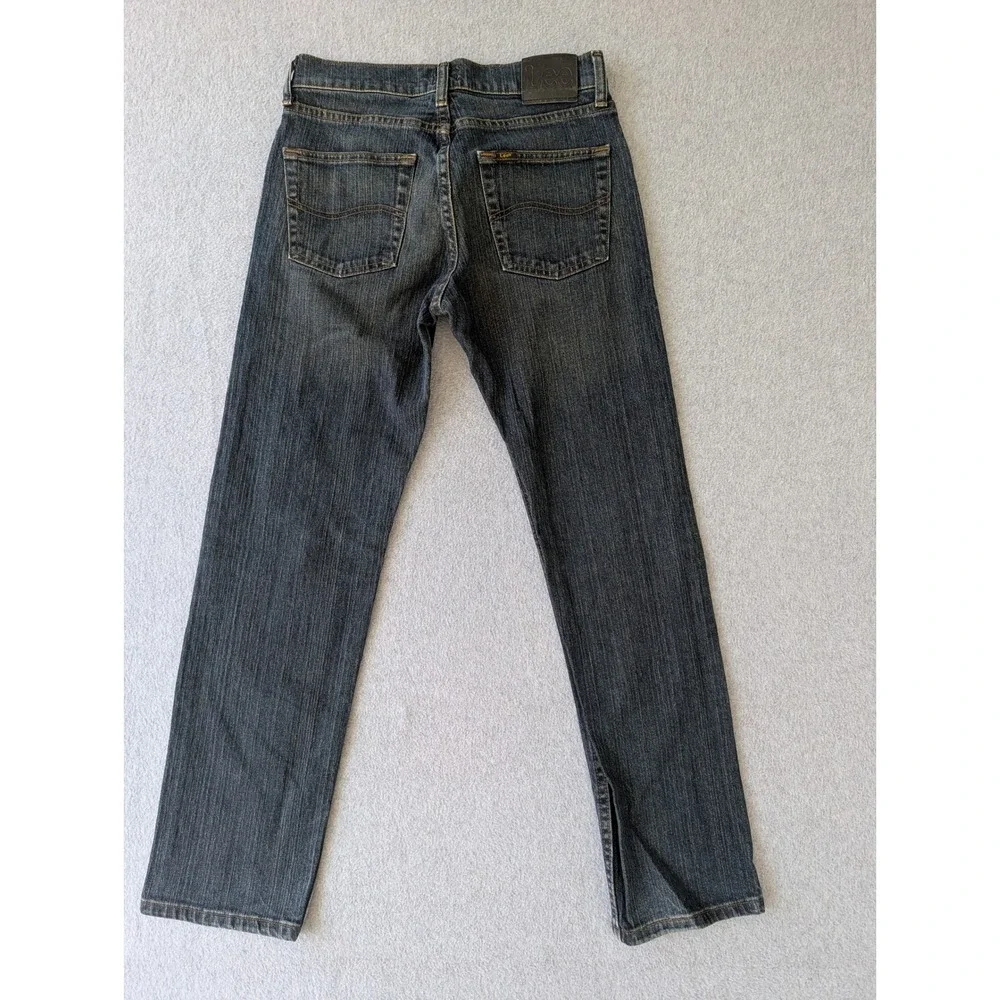 Lee Jeans Regular Fit Straight Leg Dark Wash 29x30 2008984
