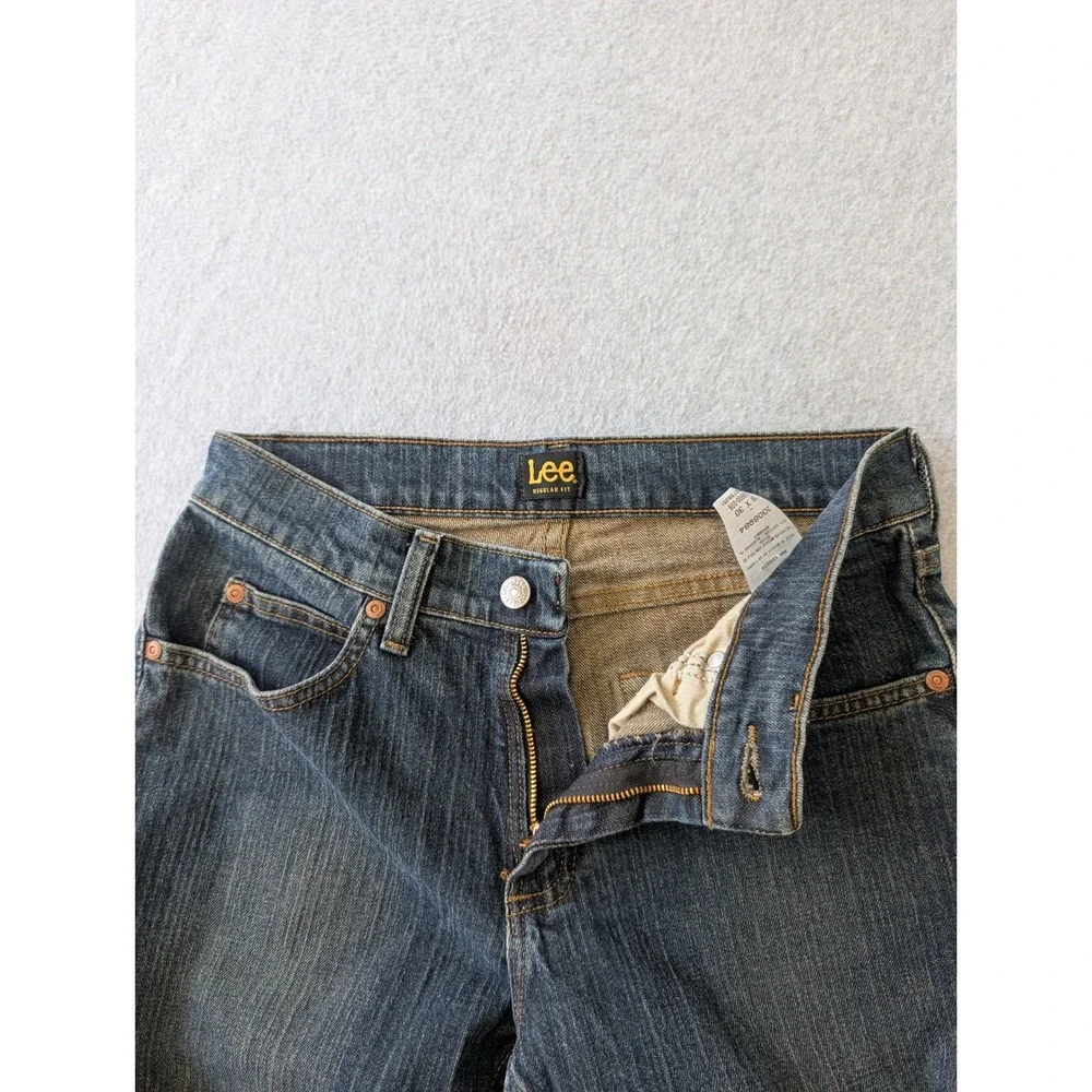 Lee Jeans Regular Fit Straight Leg Dark Wash 29x30 2008984