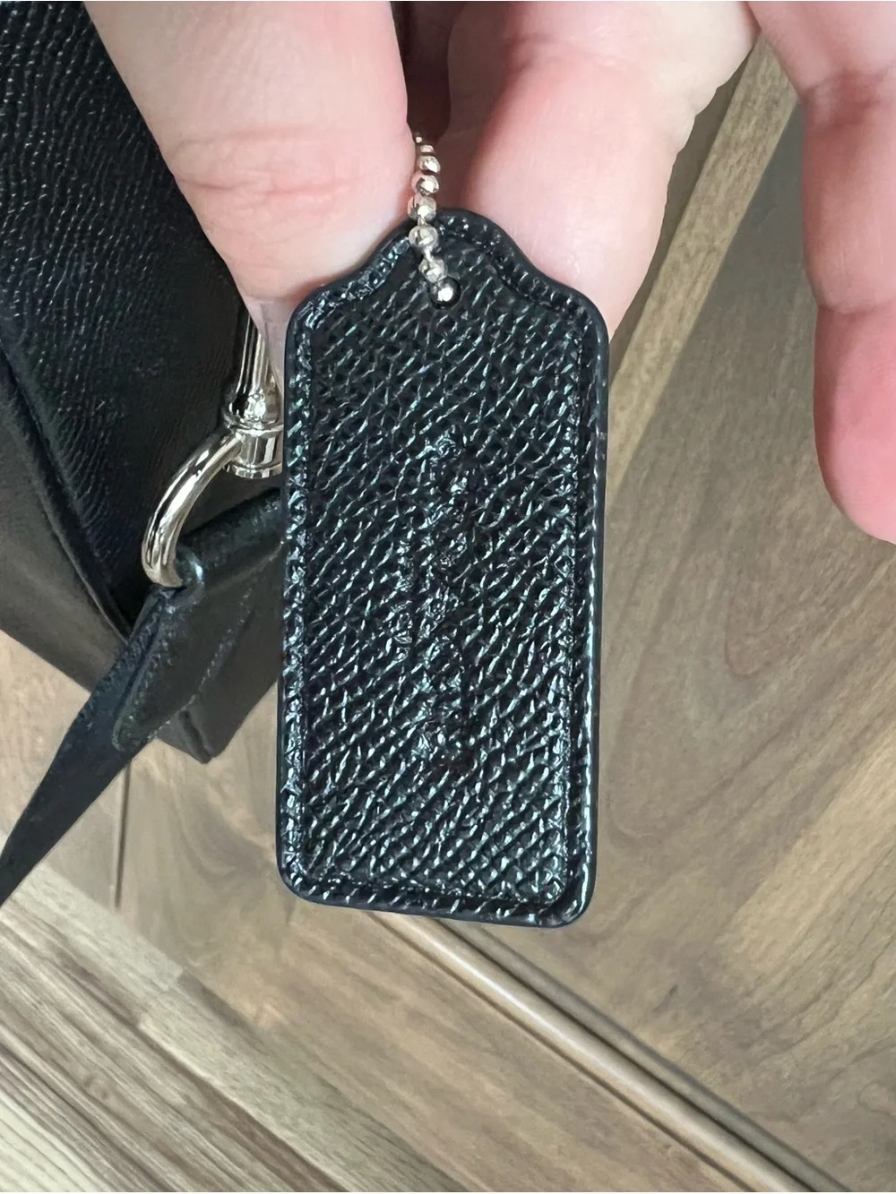 Coach Metropolitan Black Leather Laptop Briefcase with Shoulder Strap