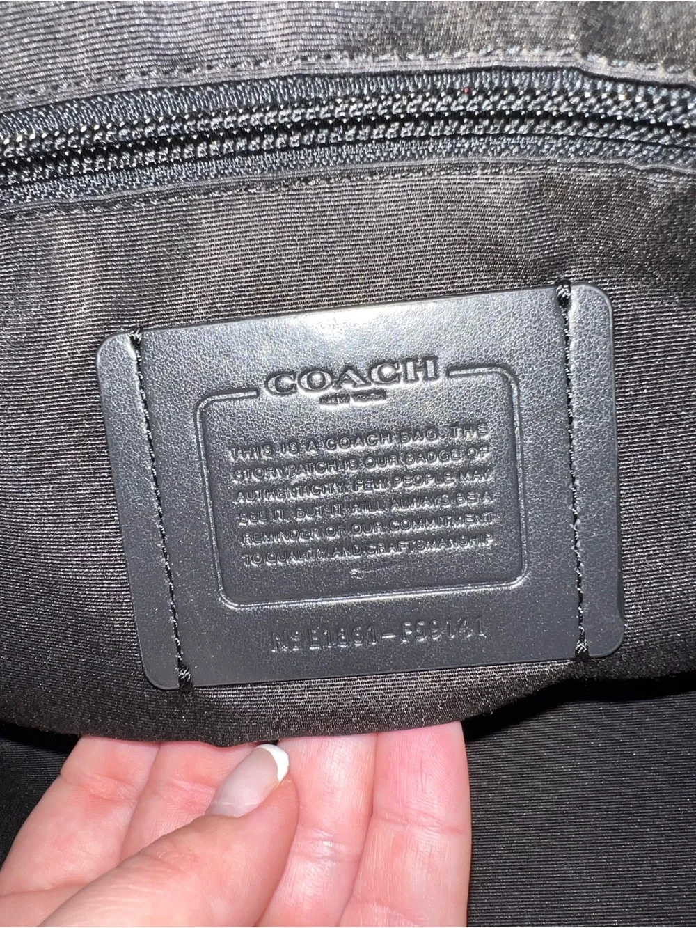 Coach Metropolitan Black Leather Laptop Briefcase with Shoulder Strap