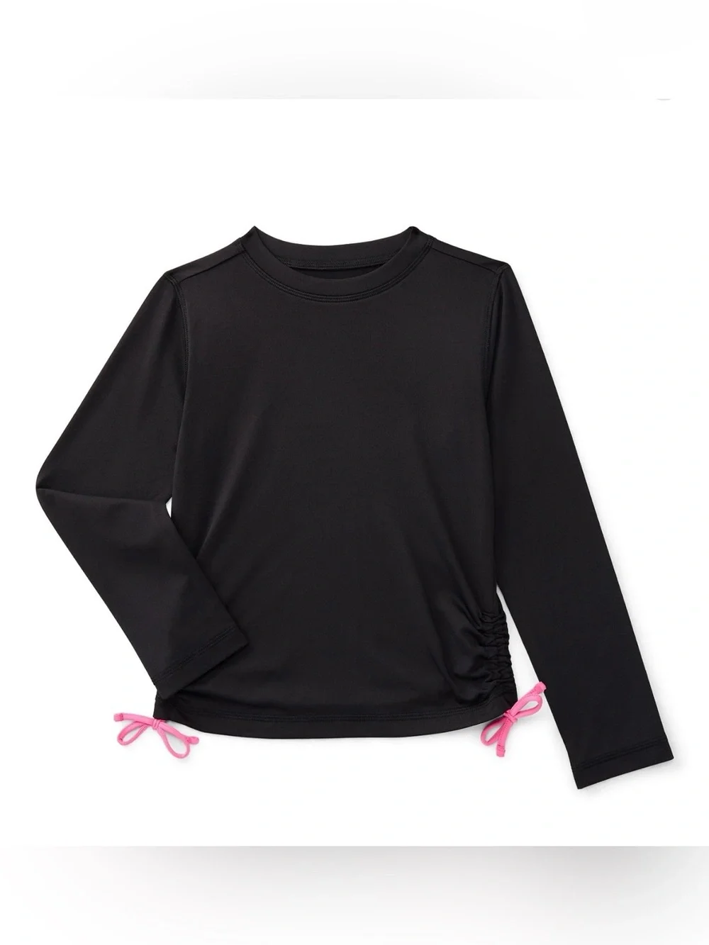 NWT Wonder Nation Girls Long Sleeve Rash Guard, UPF 50+ XXL(18) or Small Adult
